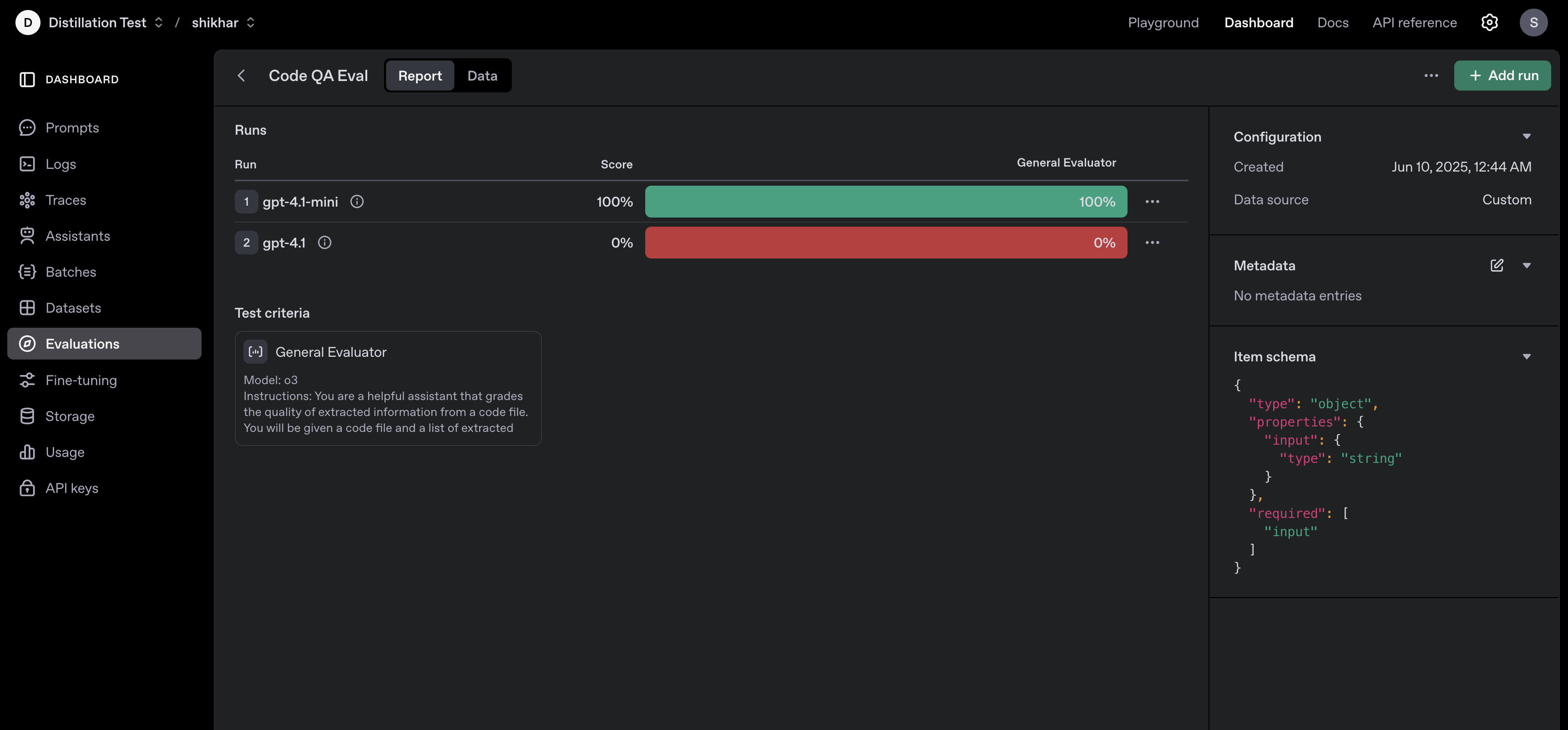 Evaluation Code Structure