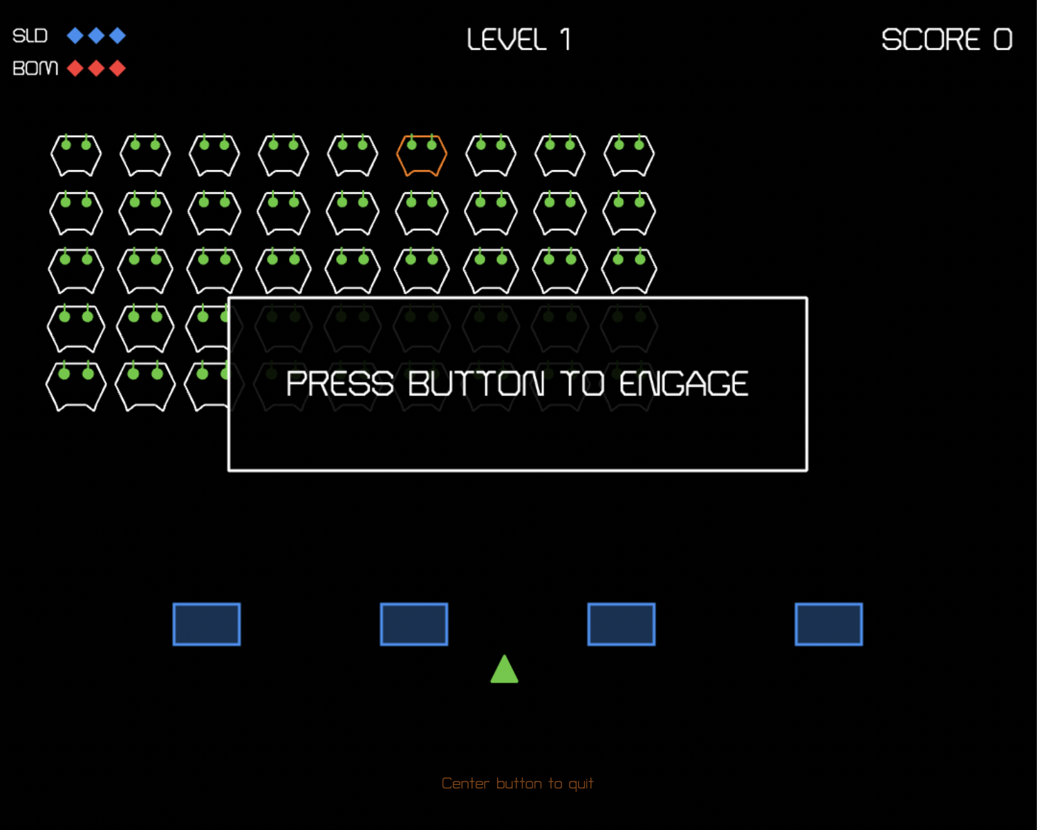 A screenshot of one of the games generated by Codex