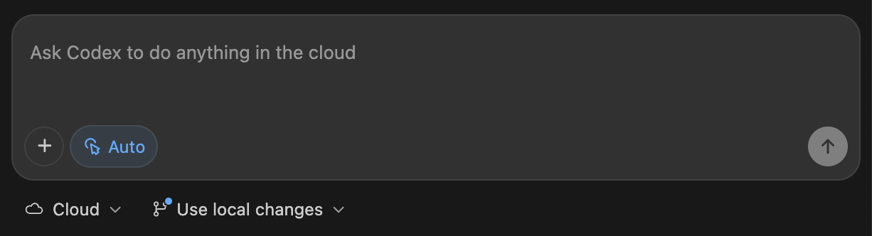 Start a cloud task from the IDE